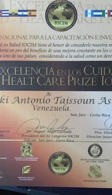 Premio Dr Zaki IOCIM1