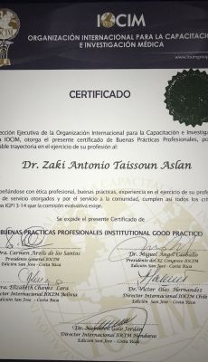 Premio Dr Zaki IOCIM2